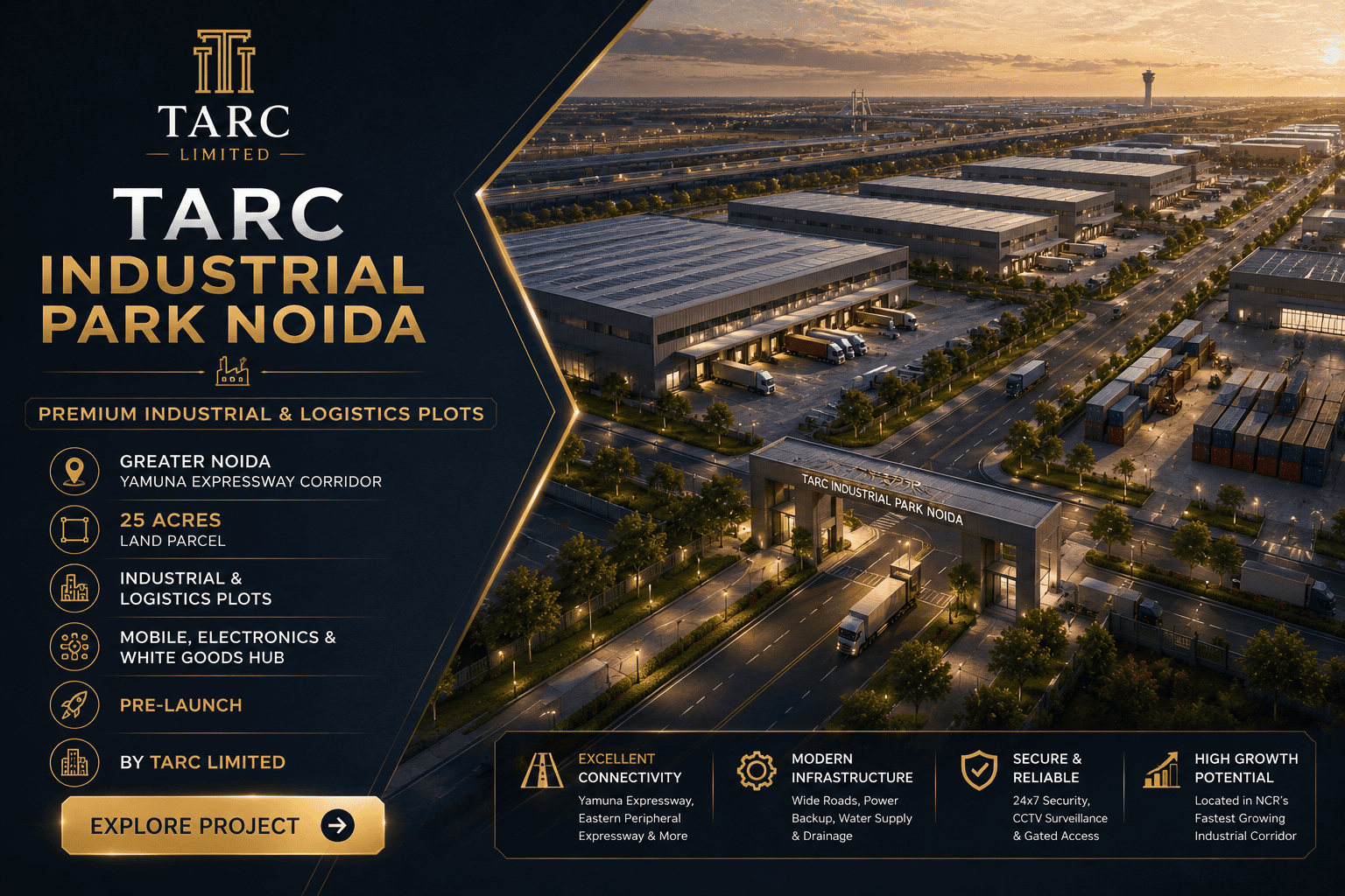 TARC Industrial Park Noida - Premium Industrial Plots