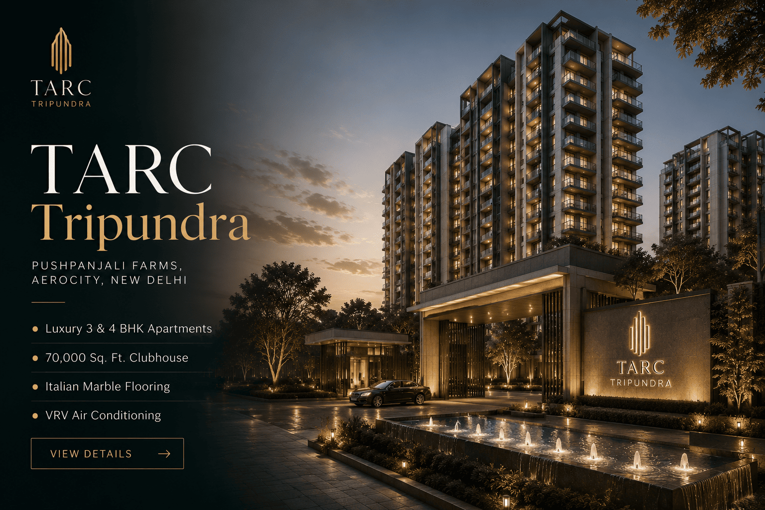 TARC Tripundra Pushpanjali Farms Delhi - Luxury Apartments